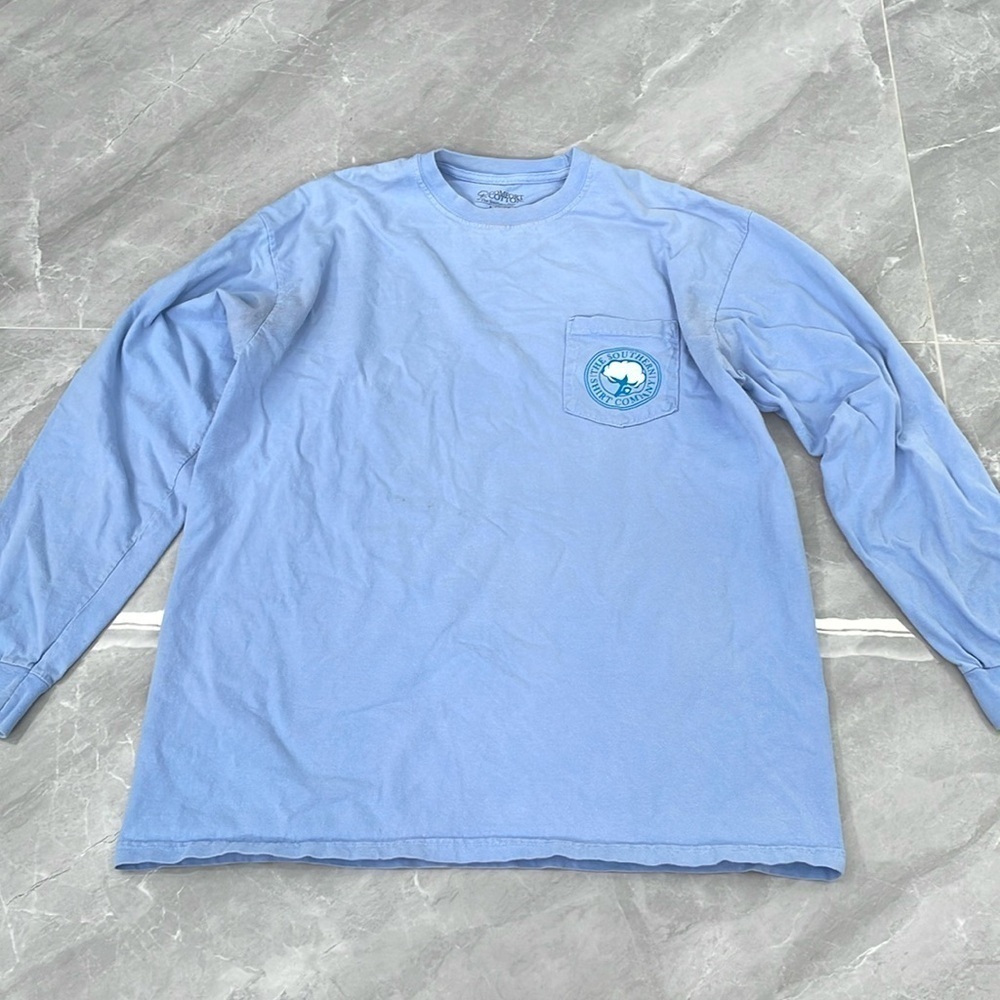 Women's The Southern Shirt Company Comfort Colors Nautical Long Sleeve Shirt